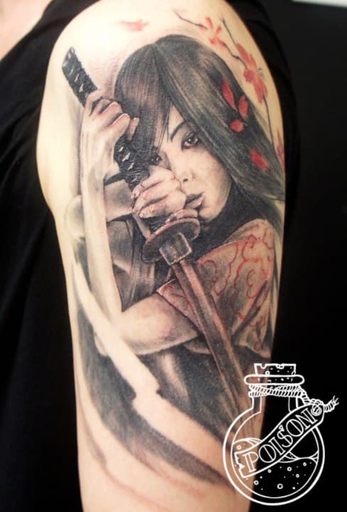Художественная татуировка, работа 019 — Poisons World Tattoo, Санкт-Петербург