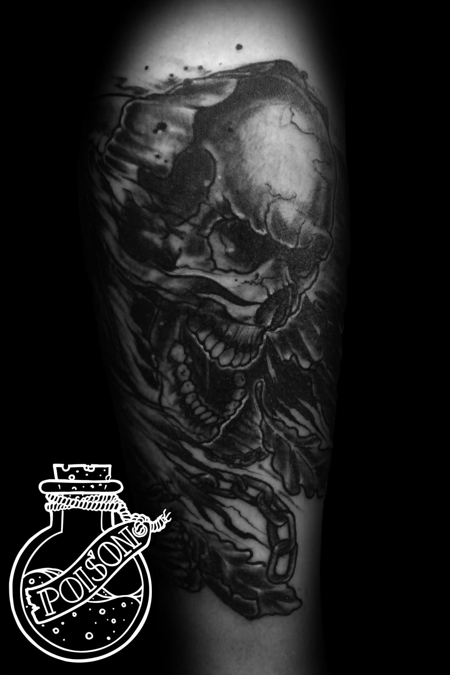 Художественная татуировка, работа 020 — Poisons World Tattoo, Санкт-Петербург