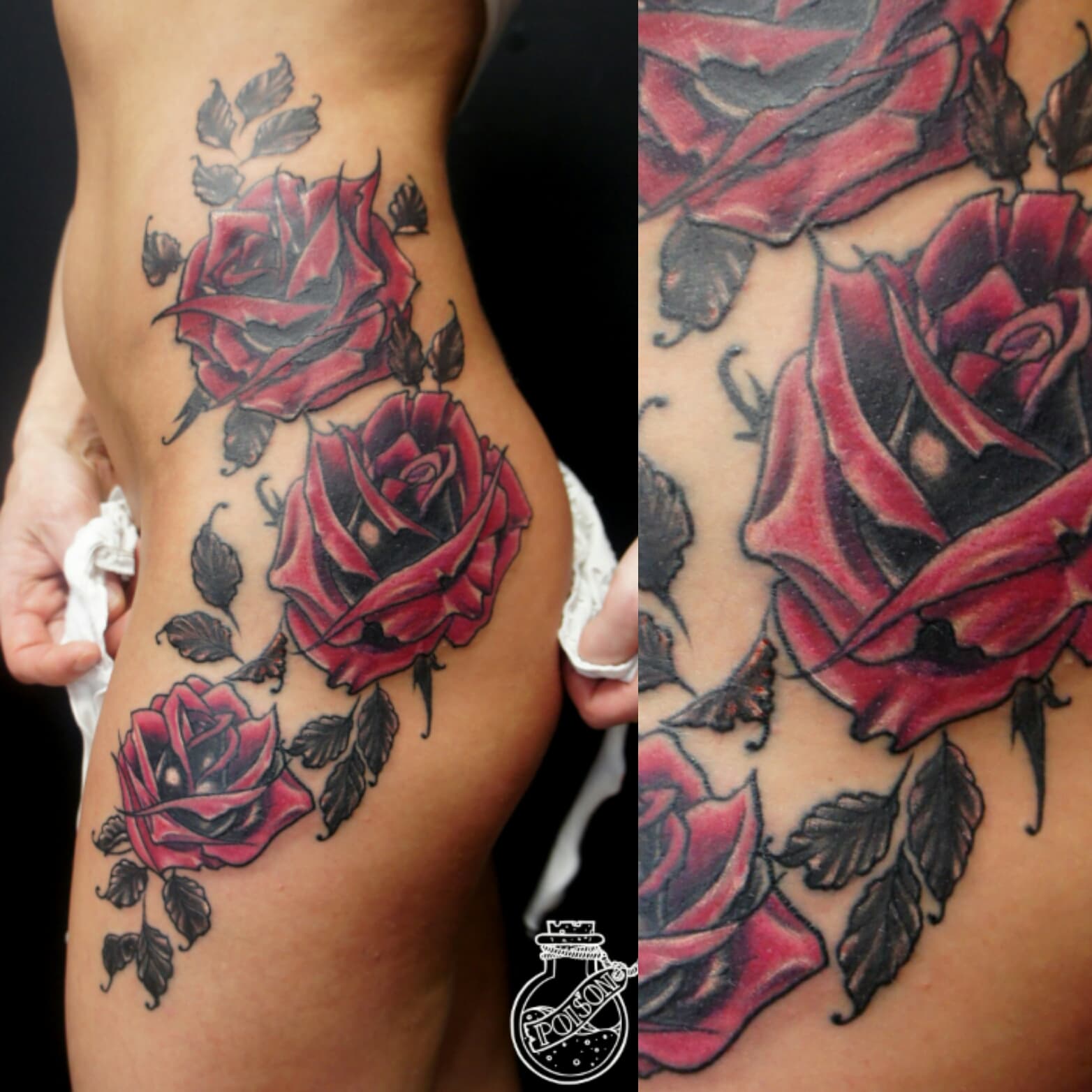 Художественная татуировка, работа 026 — Poisons World Tattoo, Санкт-Петербург
