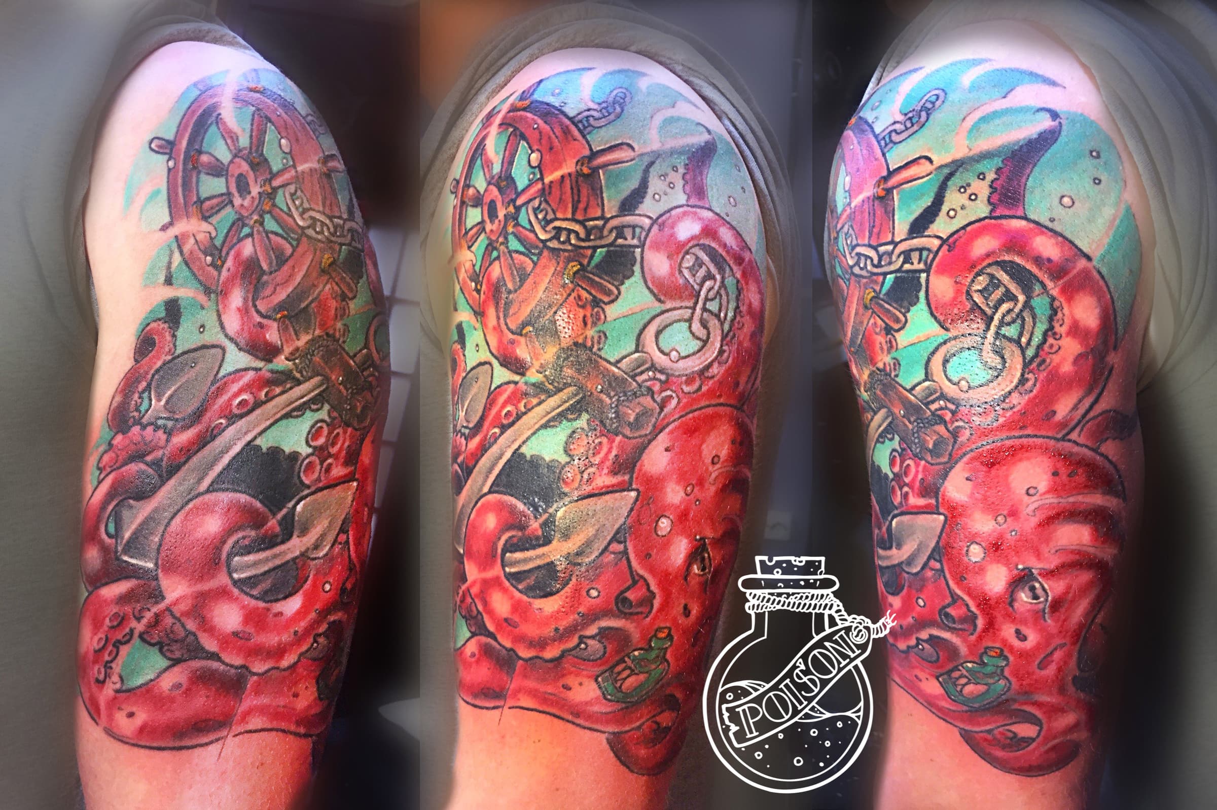 Художественная татуировка, работа 028 — Poisons World Tattoo, Санкт-Петербург