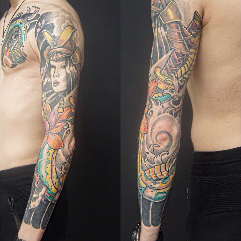 Художественная татуировка, работа 030 — Poisons World Tattoo, Санкт-Петербург