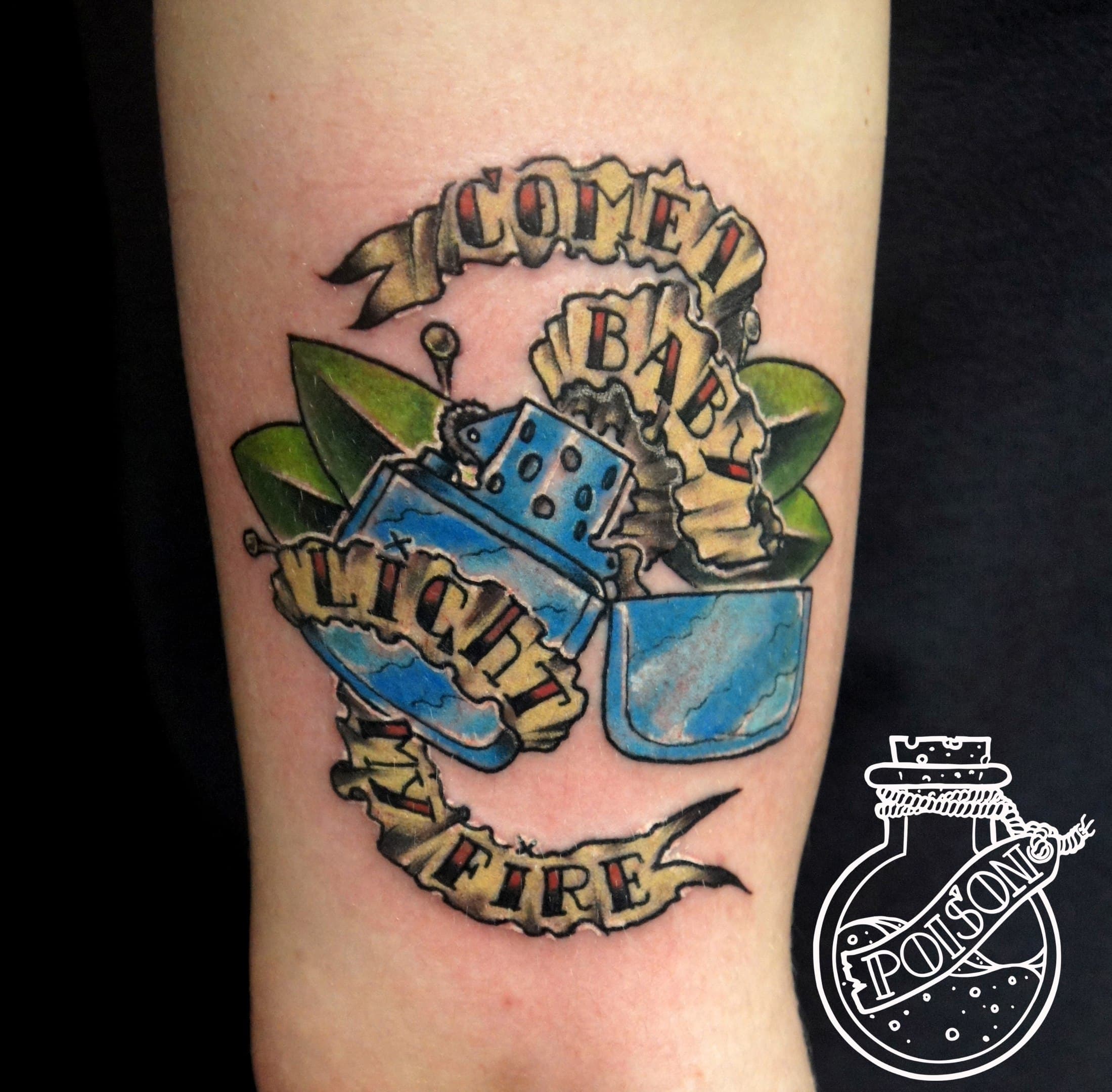 Художественная татуировка, работа 032 — Poisons World Tattoo, Санкт-Петербург