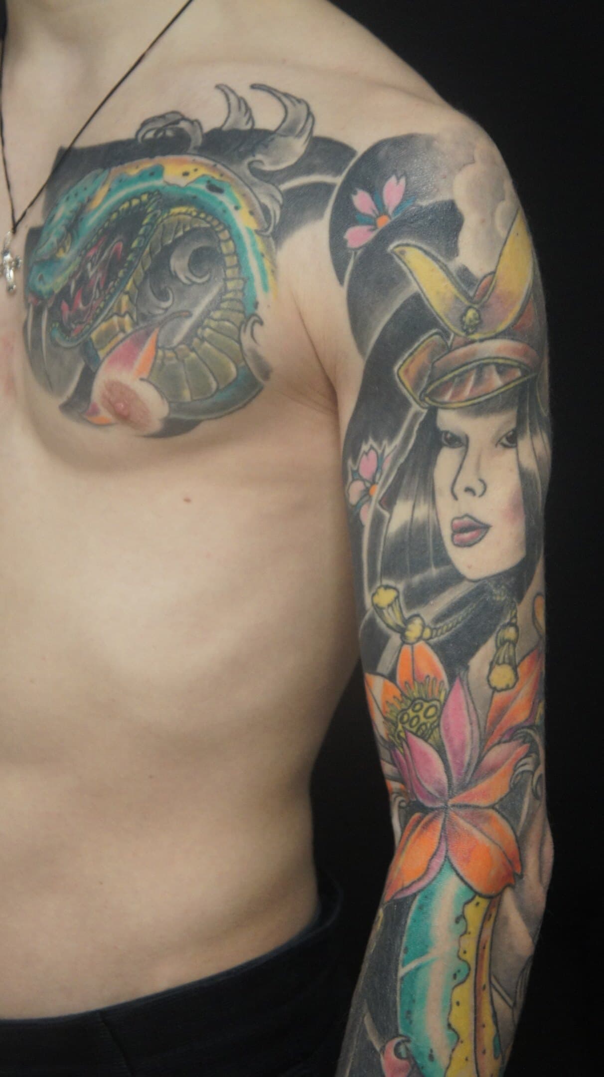 Художественная татуировка, работа 035 — Poisons World Tattoo, Санкт-Петербург