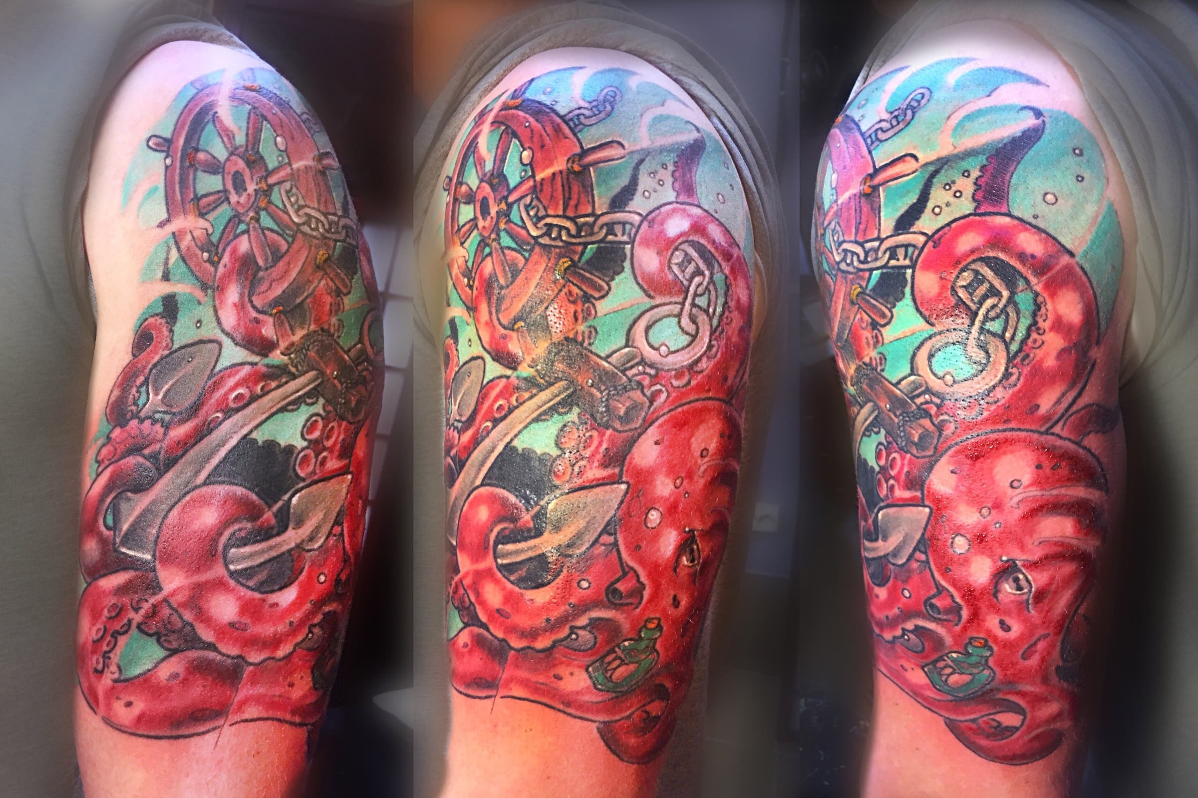 Художественная татуировка, работа 047 — Poisons World Tattoo, Санкт-Петербург