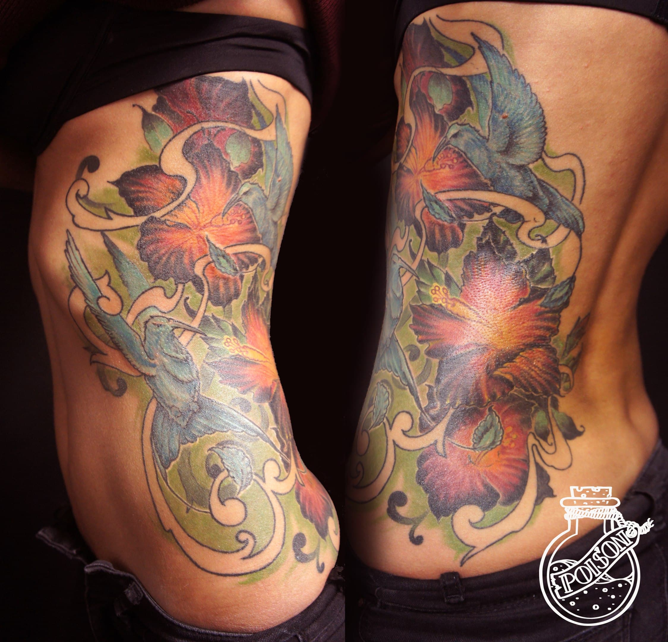 Художественная татуировка, работа 052 — Poisons World Tattoo, Санкт-Петербург