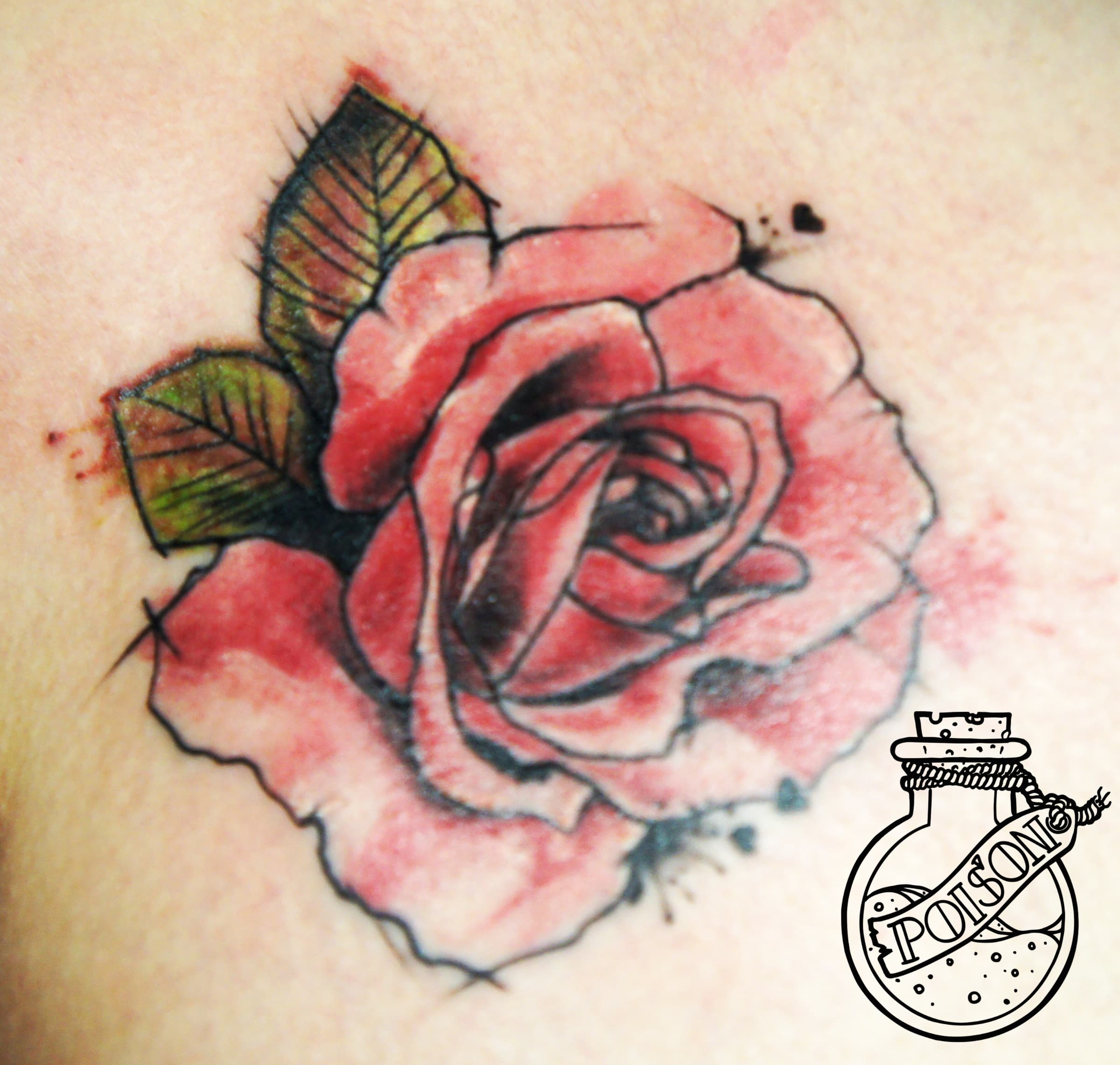 Художественная татуировка, работа 065 — Poisons World Tattoo, Санкт-Петербург