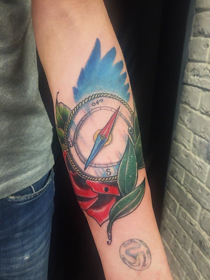 Художественная татуировка, работа 070 — Poisons World Tattoo, Санкт-Петербург