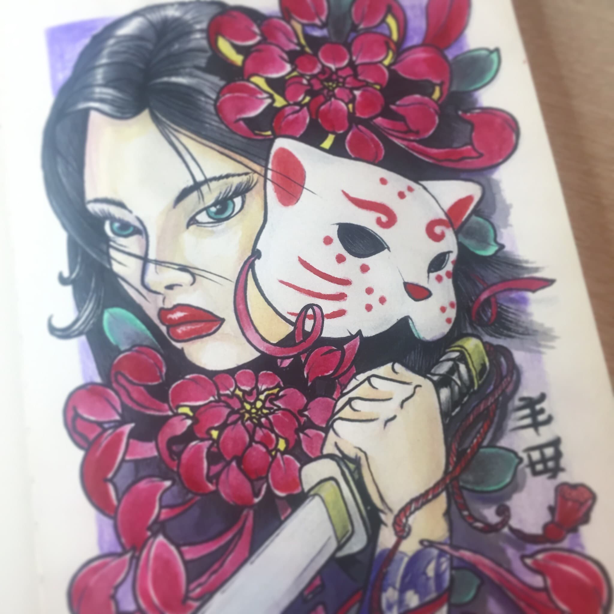Художественная татуировка, работа 078 — Poisons World Tattoo, Санкт-Петербург