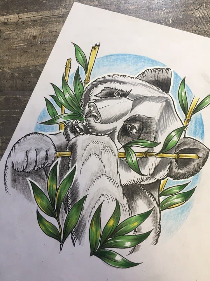 Художественная татуировка, работа 082 — Poisons World Tattoo, Санкт-Петербург
