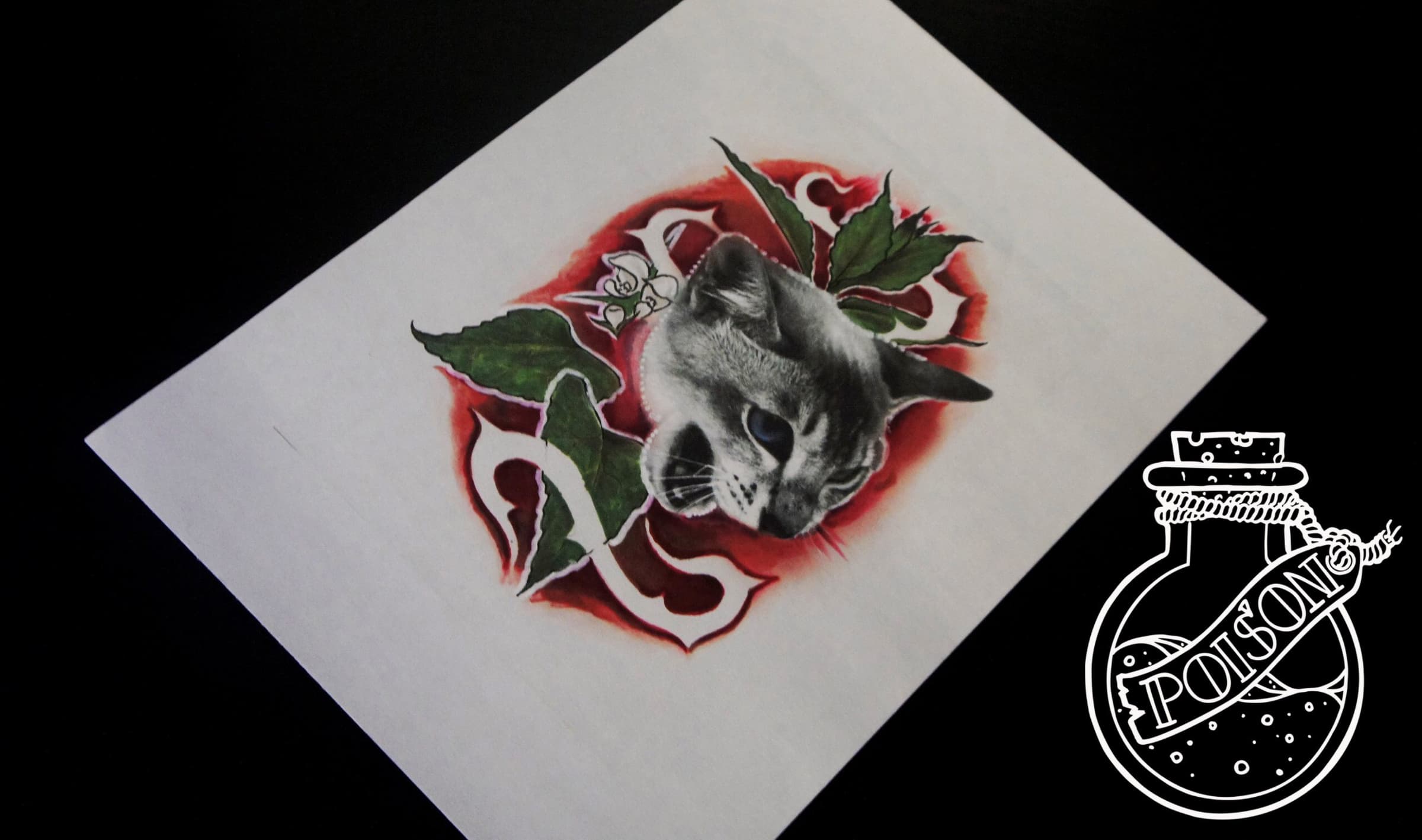 Художественная татуировка, работа 088 — Poisons World Tattoo, Санкт-Петербург