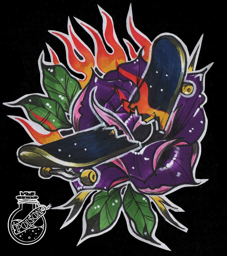 Художественная татуировка, работа 092 — Poisons World Tattoo, Санкт-Петербург