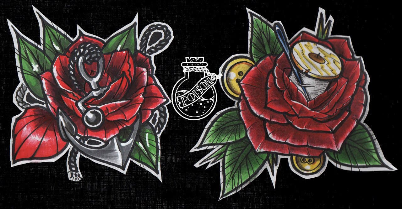 Художественная татуировка, работа 093 — Poisons World Tattoo, Санкт-Петербург