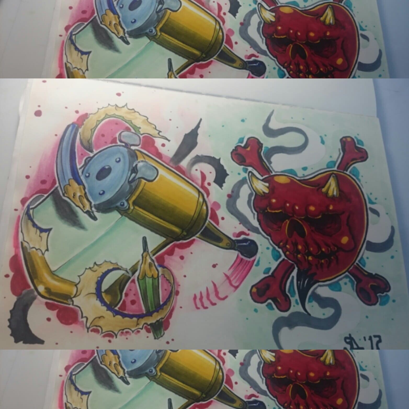 Художественная татуировка, работа 099 — Poisons World Tattoo, Санкт-Петербург