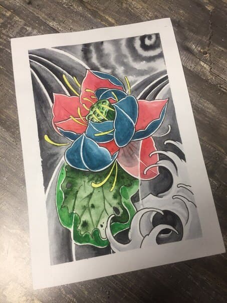 Художественная татуировка, работа 102 — Poisons World Tattoo, Санкт-Петербург
