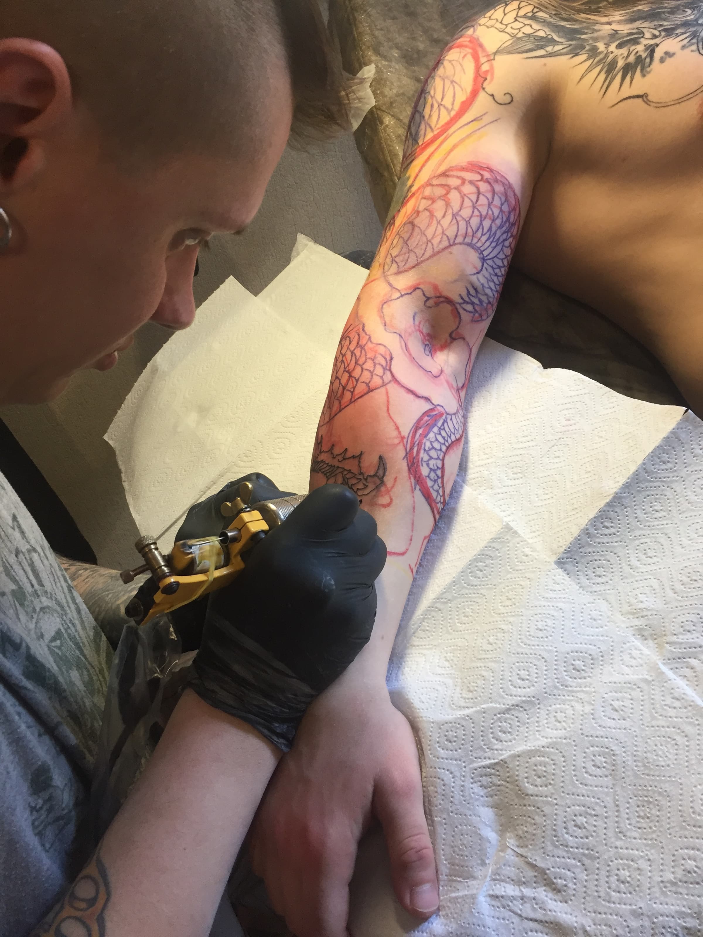 Художественная татуировка, работа 112 — Poisons World Tattoo, Санкт-Петербург